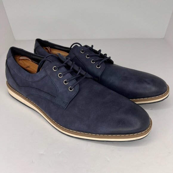 Mofri Mens Controy Navy Blue Pointed Toe NWOB Lace Up Size 12 Oxford Shoes main image 9